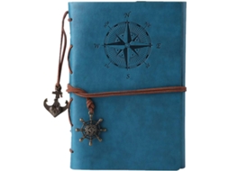 Diário/ Caderno de Couro com Páginas em Branco BRILVIBERA