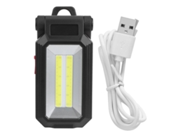 Rebe-lâmpada De Trabalho Led Cob Plegável Com Ímã E Gancho Brilho Ajustável Recarregável Usb Para Reparações Exteriores W559