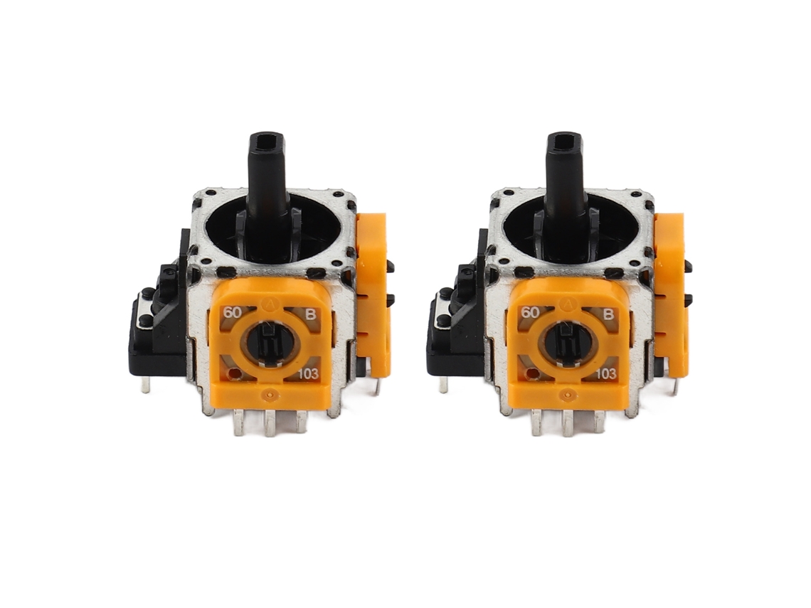 Mali 2 peças módulo joystick sensor analógico efeito hall 3D para substituição de controle de jogo