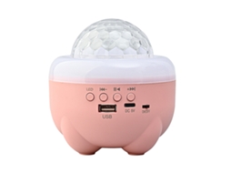 2026 altavoz Bluetooth de Luz de Bola Rosa com Carga Usb Multifuncional para Festa em Casa com Luzes Coloridas