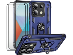 Capa Note Proteção Antichoque Vidros Temperados Para Xiaomi Redmi Note 13 Pro 5g/xiaomi Poco X6 5g Hongwe.