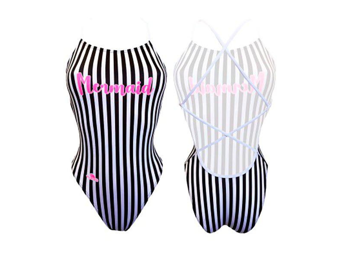 Fato de banho para Mulher TURBO Sirene Pink Mermaid Azul para Natação (L)
