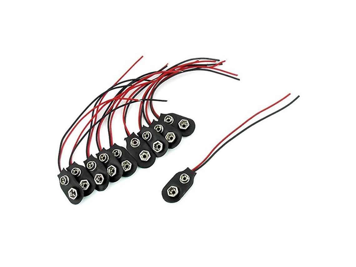 Conector De Bateria 50pcs 9v