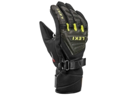 LEKI ALPINO Luvas Race Coach C Tech S Preto 12-13 Years Rapaz