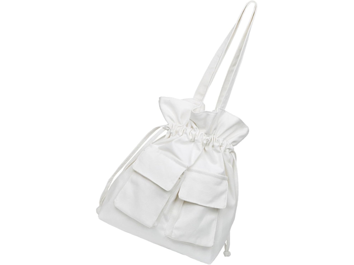 Bolsa De Lona Com Cordão, Bolsa De Lona Com Cordão, Bolsa Casual...