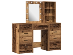 Conjunto 3 Mesa De Vestir Vidaxl Castanho Derivados De Madeira (40 X 41 X 135 Cm)