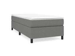 Box Spring Bed, Box Spring Beds Vidaxl Cinzeto Tecido (100 X 200 Cm)