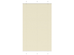 Vidaxl Plissado Cego Creme 120x200 Cm Largura Tecido 119,4cm Poliéster