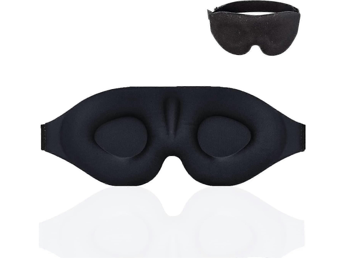 Máscara de Dormir com Bloqueio de Luz 100%, Máscara para os Olhos com Contorno 3d e Alça Ajustável. TAISHENGDA