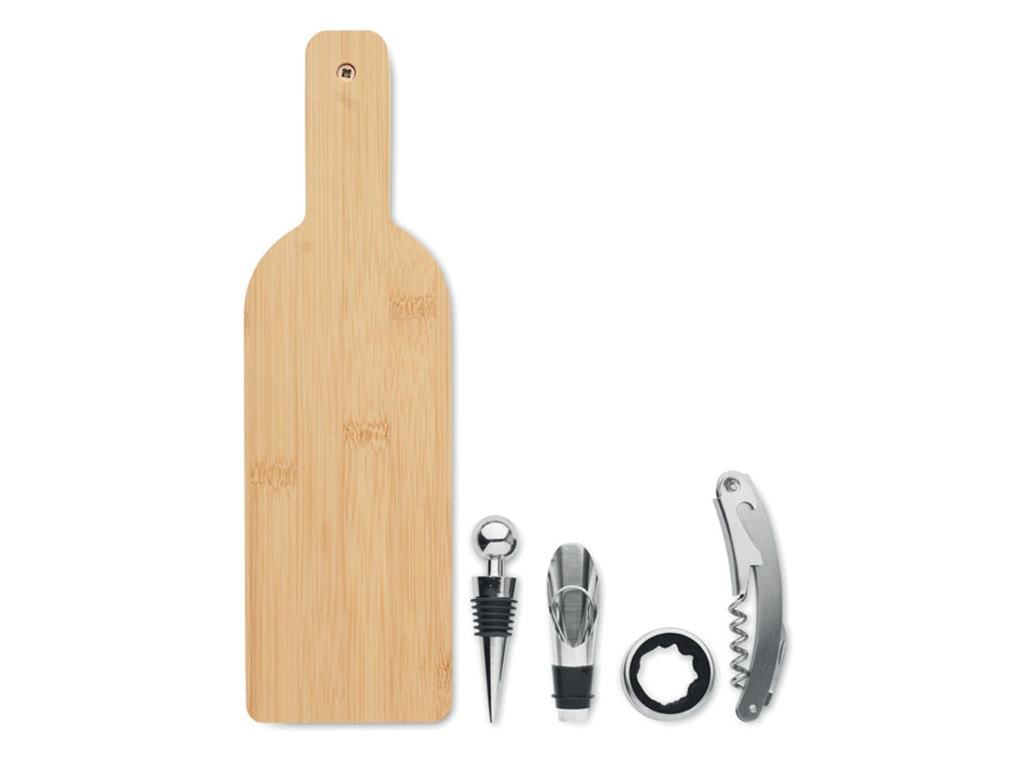 Set Vino En Forma de Botella MIDOCEAN