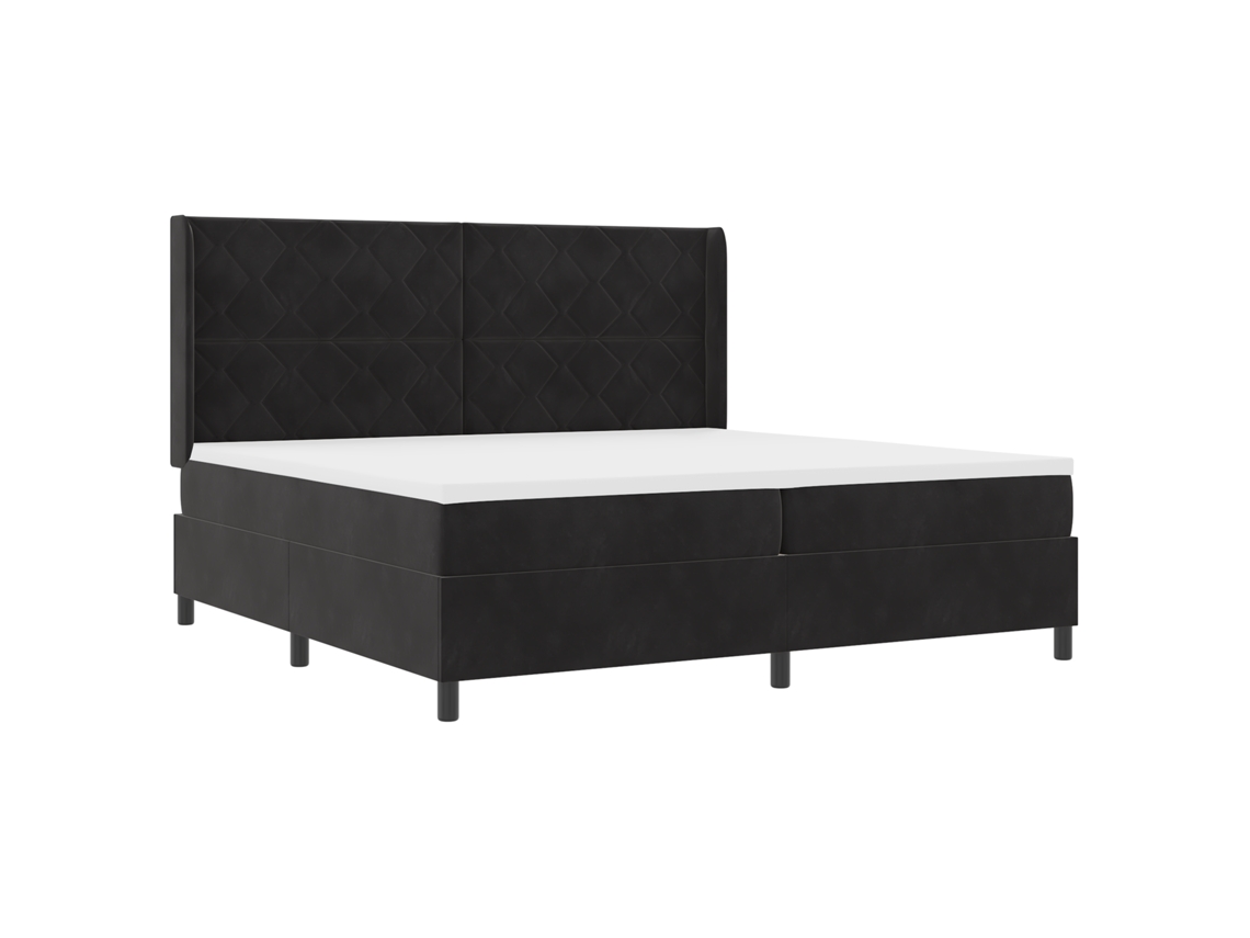 Colchão De Cama Com Molas Pocket Vidaxl Preto Fabric (200x200 Cm)