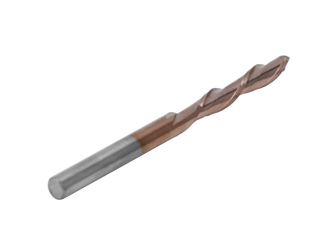Fresa De Extremidade De Aço De Tungstênio Com Revestimento Nanoblue (usinagem Cnc, Corte Em Maçaneta Reta)