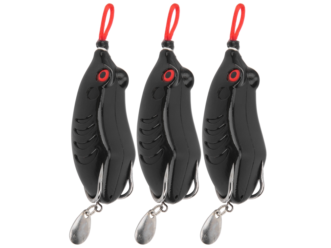 Kit 3 Iscas Artificiais de Pesca Soft