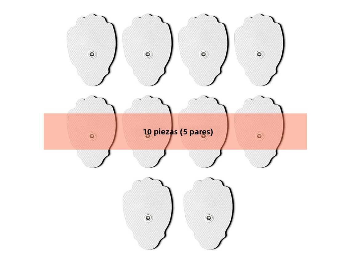 Adesivo para Estimulação Muscular Ems, Eletrodo de Gel Não Tecido Autoadesivo MDUG (10 Unidades, 7,5 X 4,5 Cm)