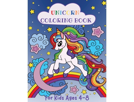 Livro Unicorn Coloring Book de Djidji Books (Inglês)