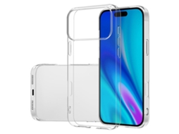 Capa Transparente Fina Em Tpu Compatível Com Iphone 17 Pro.