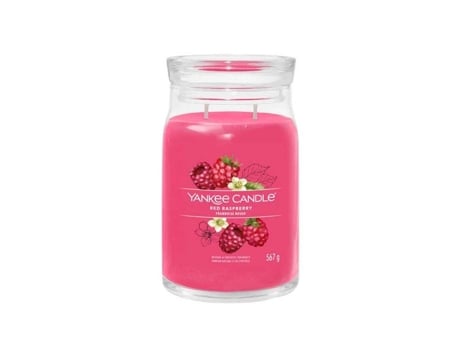Vela Perfumada Yankee Vela Assinatura | Vela De Frambo Grande Yankee Candle