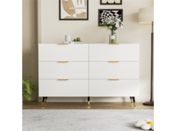 Buffet Design Moderno Elegante, Cômoda Espaçosa Com Amplo Espaço De Arrumação Funcional