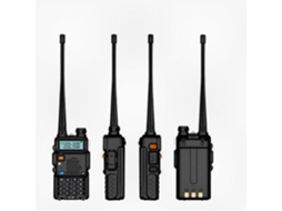Rádio Bidirecional De Longa Distância Baofeng Uv5r, Walkie Talkie De Banda Dupla Com Função Vox E Alarme De Emergência Perfeito 1 Peça Brilvibera