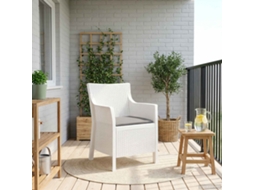 Vidaxl Poltrona Branco Pp