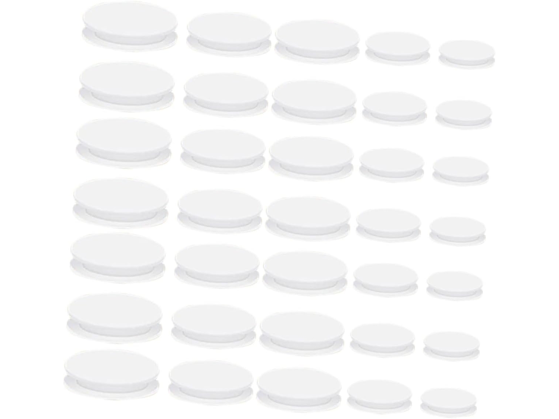 Magiclulu 40 Peças Tampas Redondas De Borracha Para Cofrinho Em Forma Porquinho, Tampas De Reposição Para Caixa