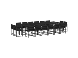 Garden Dining Set, Garden Dining Sets Vidaxl Preto Rattan / Vime (n/a)