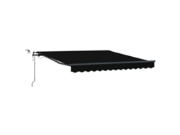 Conjunto 1 Tecido De Toldos Vidaxl Preto Poliéster (300 X 250 Cm)