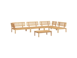 Conjunto 1 Conjunto De Sofá De Paletes Vidaxl Marrom Madeira De Acácia (100 X 60 X 30 Cm)