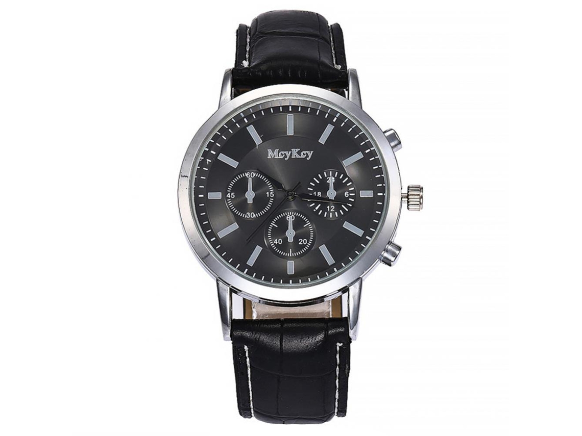 Reloj Hombre De Negocios Y Casual Acero Inoxidable Dial Redondo Cuarzo