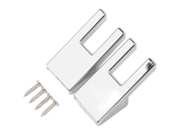 Conjunto De 2 Ganchos Para Trailers, Capacidade Máxima De Carga De 15 Libras (aproximadamente 6, 8 Kg), Com Fixação Por Parafuso Para Parede