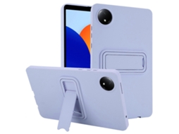 Capa Tkdaddy para Xiaomi Redmi Pad SE 4G 8,7 polegadas, capa de suporte para tablet em TPU, roxo claro, Hengrongshen