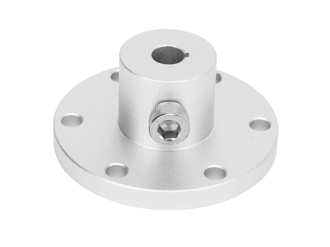 Mali acoplador de Eixo com Flange de 8mm em Liga de Alumínio para Roda 14049 Motor Rc Modelo Diy Conector com Chaveta