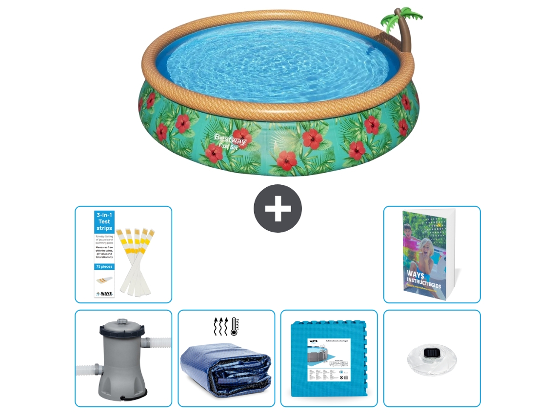 Bestway Piscina Bestway Fast Set Redonda - 457x84 Cm - 7-peças S326