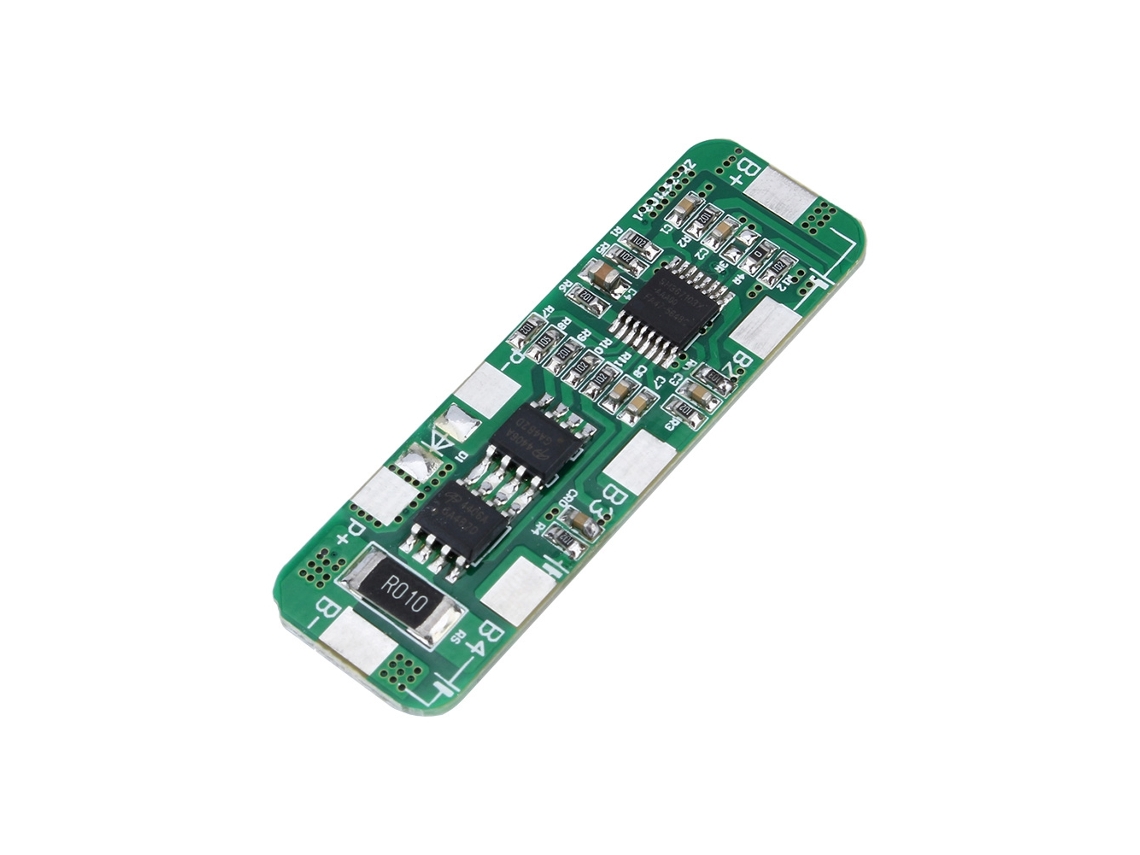 Placa De Proteção Bms Pcb Para Bateria Li-ion 18650 De 4 Pacotes (4s)