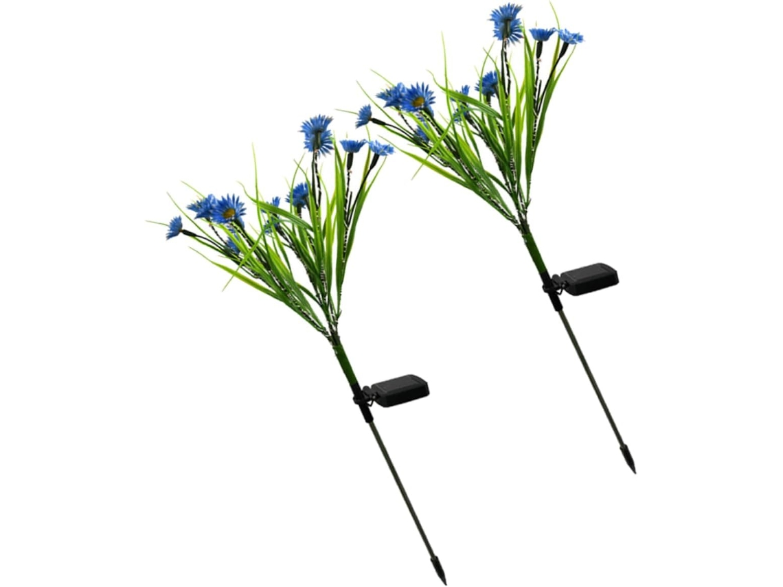Conjunto de 2 Luminárias Solares de Led para Jardim SFUSHOS