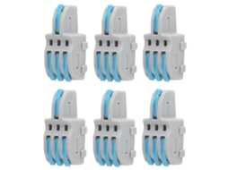 Laxiscreed Conector Rápido Com 1 Entrada E 3 Saídas Para Iluminação E Motores