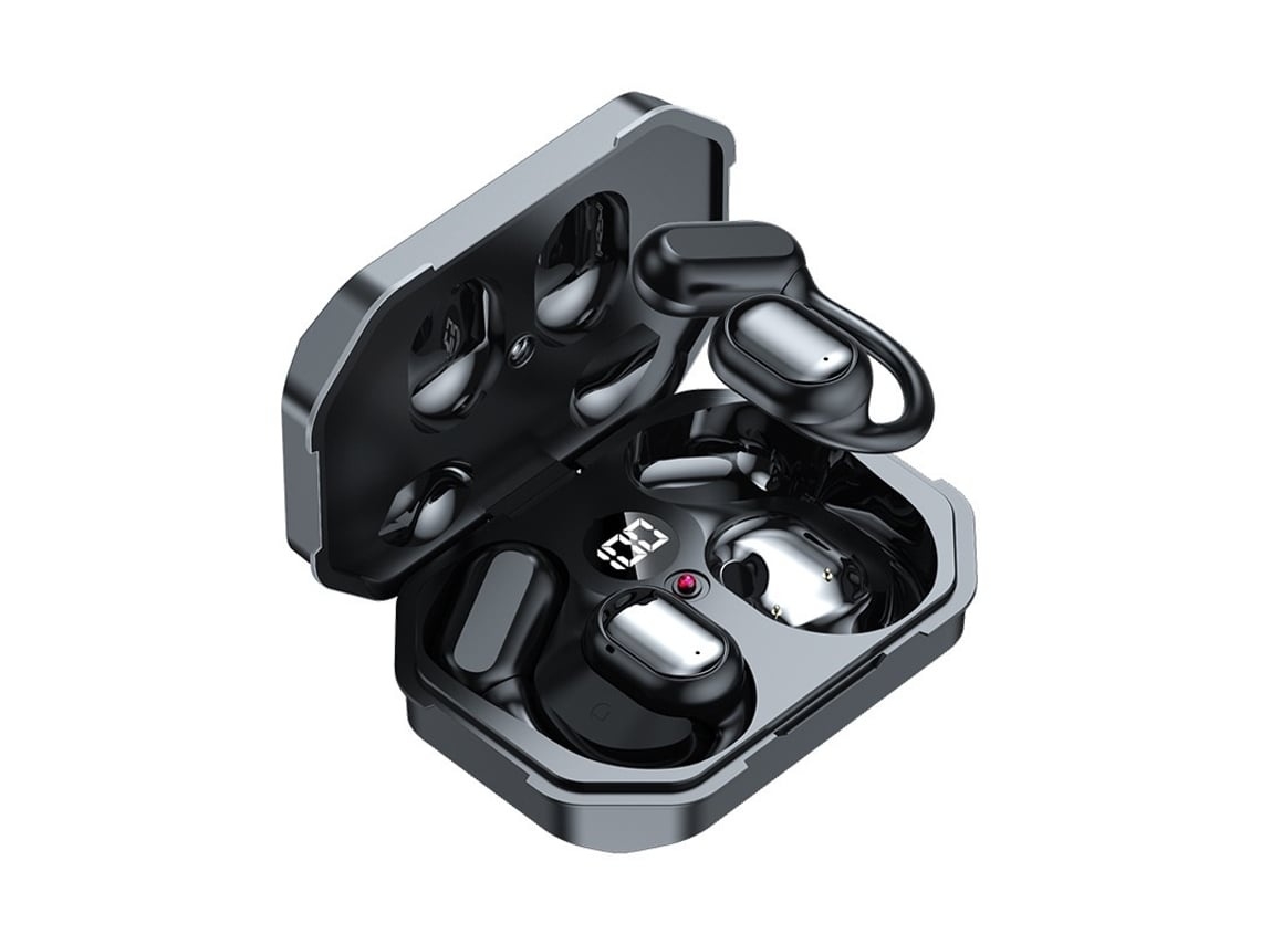 Auriculares Desportivos Sem Fios Bluetooth 5.3 Gancho De Orelha Som Hi-fi Som Estéreo Cancelamento De Ruído Ipx7 Lurelia