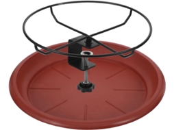Alimentador de Pássaros Suspenso Inoomp para Exteriores com Grande Capacidade, Alimentador de Encaixe e Suporte para CHABERLU