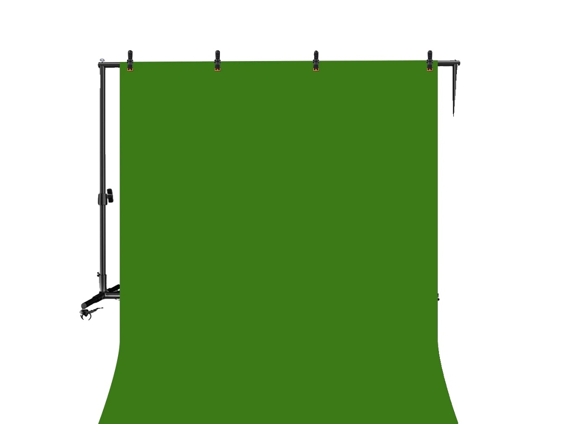 Fundos De Estúdio Fotográfico, Fundos Móveis, Altura Ajustável,2x3 Com Verde Oem