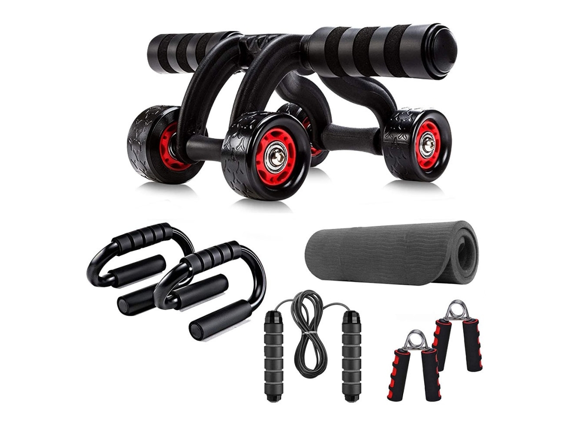 Lurelia Joelheira Kit De Roda De Treinamento Abdominal 7 Em 1 Com Xf16