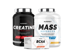 Programa de perda de peso Mass Advanced 2,5 kg Banana Split Hardcore Creatina 1,5 kg Laranja Bcaa Xtreme Superset Nutrition