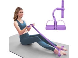 21-faixas Elásticas De Resistência Para Exercícios Físicos 8-tubos Com Pedal Tornozelo, Faixa Elástica Os Pés
