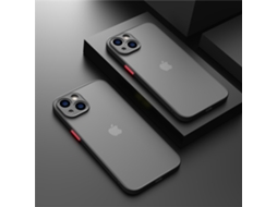Capa Para Iphone 17 Pro Max Com Acabamento Preto Fosco.