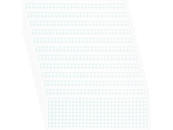 Conjunto de 100 adesivos Tofficu com bordas arredondadas para organização, design anti-embaraço, ideias para