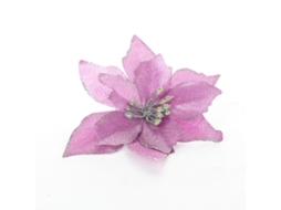 Flor De Natal De Tecido Poinsettia