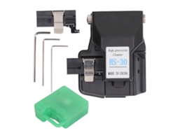 Cortador de fibra óptica YURU HS30, lâmina 16 lados, 3 em 1, aço inox, régua, trilho deslizante | S/MARCA