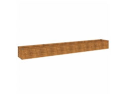 Garden Raised Bed, Garden Raised Beds Vidaxl Marrom Aço (386 X 50 X 36 Cm)