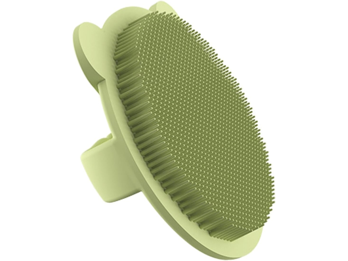 Escova De Banho Silicone Macio, Ferramenta Esfoliante Para Corpo E Cabelo, Escova De Chuveiro