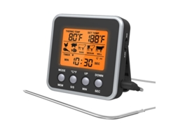 Termómetro Digital De Carne Lurelia De Leitura Rápida Para Cozinha E Churrasco, Retroiluminado, Magnético