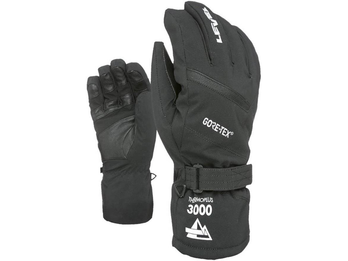 Luvas para Homem LEVEL Lavas Evolution Goretex Preto para Esqui (S-M)